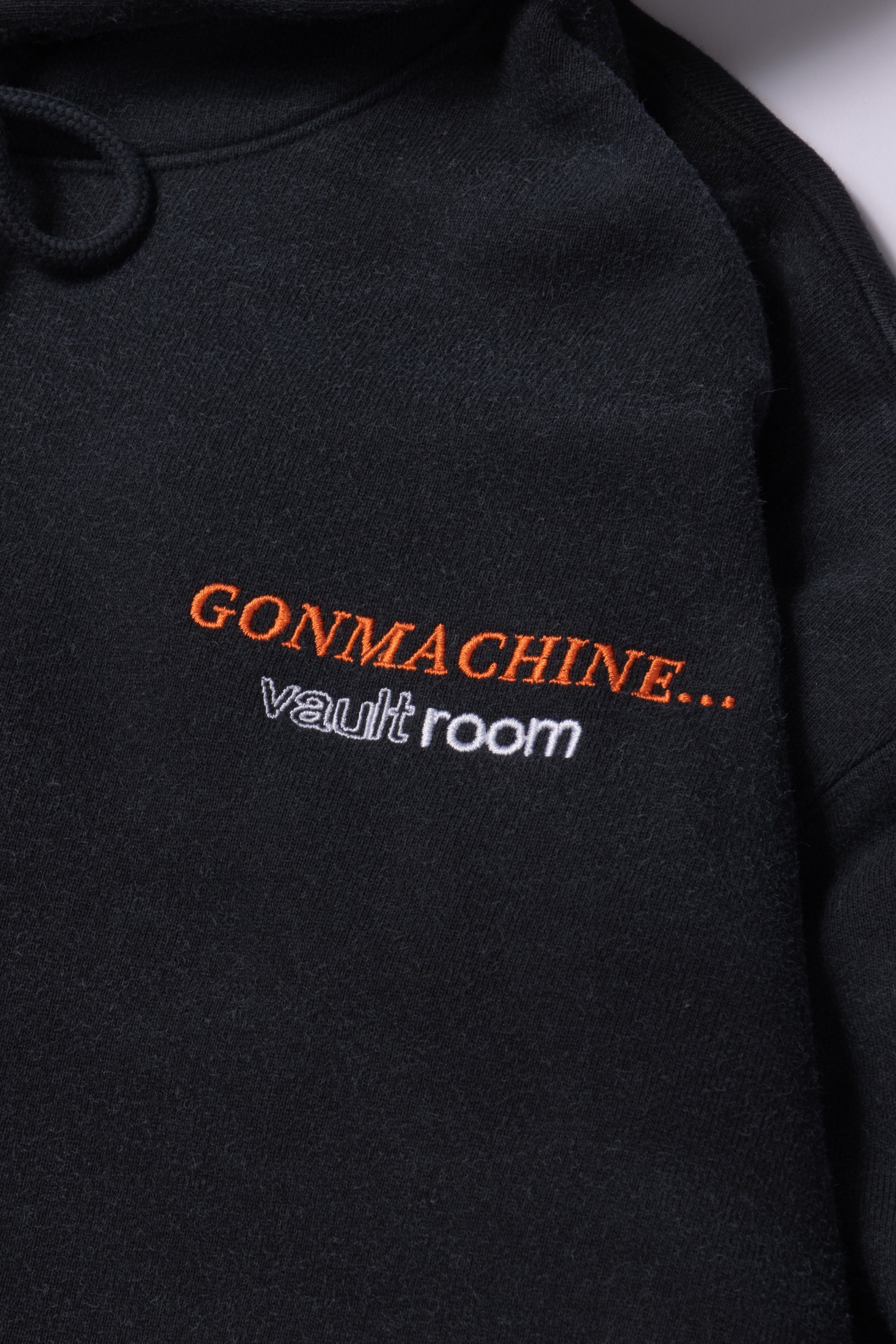 GON MACHINE HOODIE / FADE BLACK – VAULTROOM