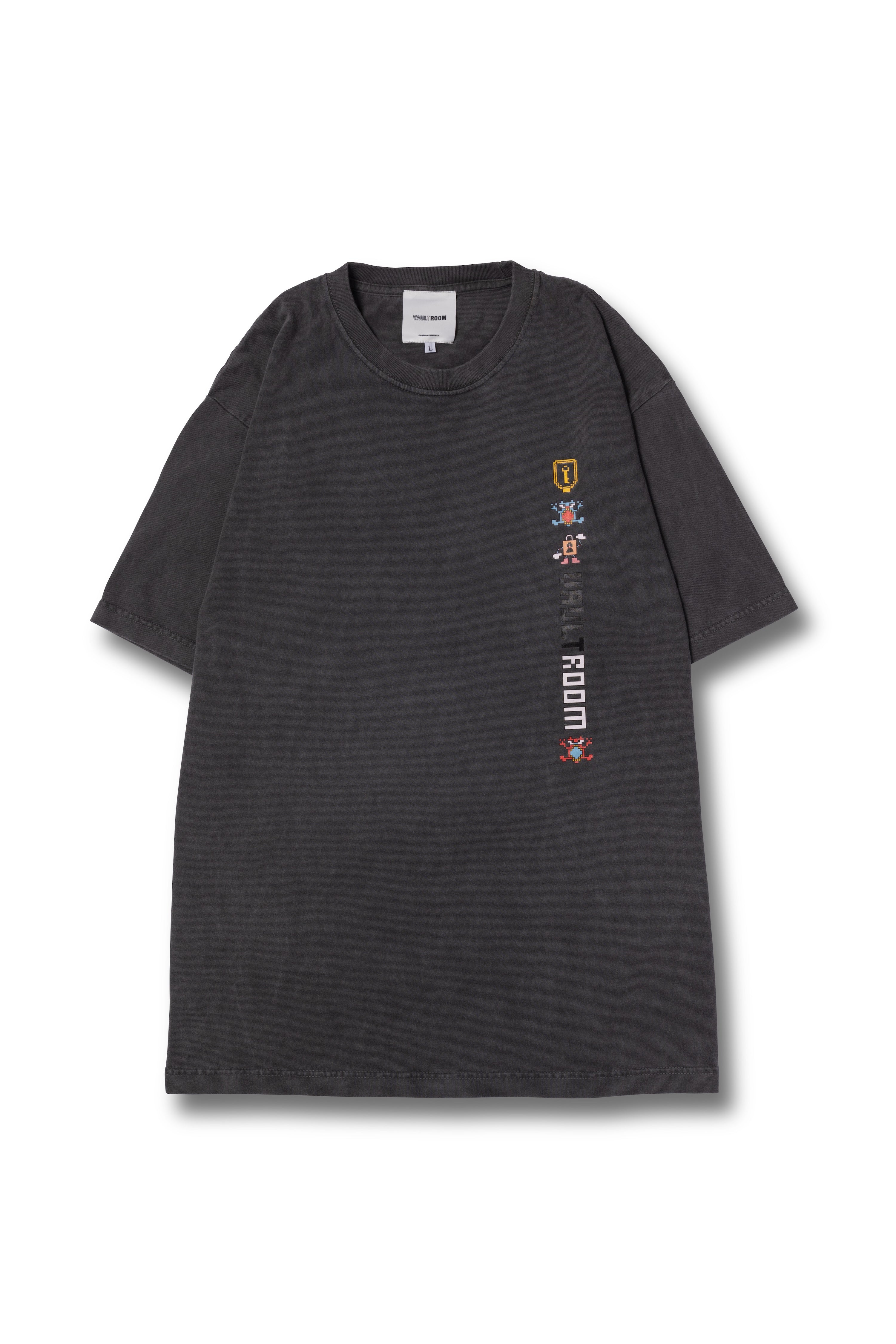 PIXEL TEE / CHARCOAL – VAULTROOM
