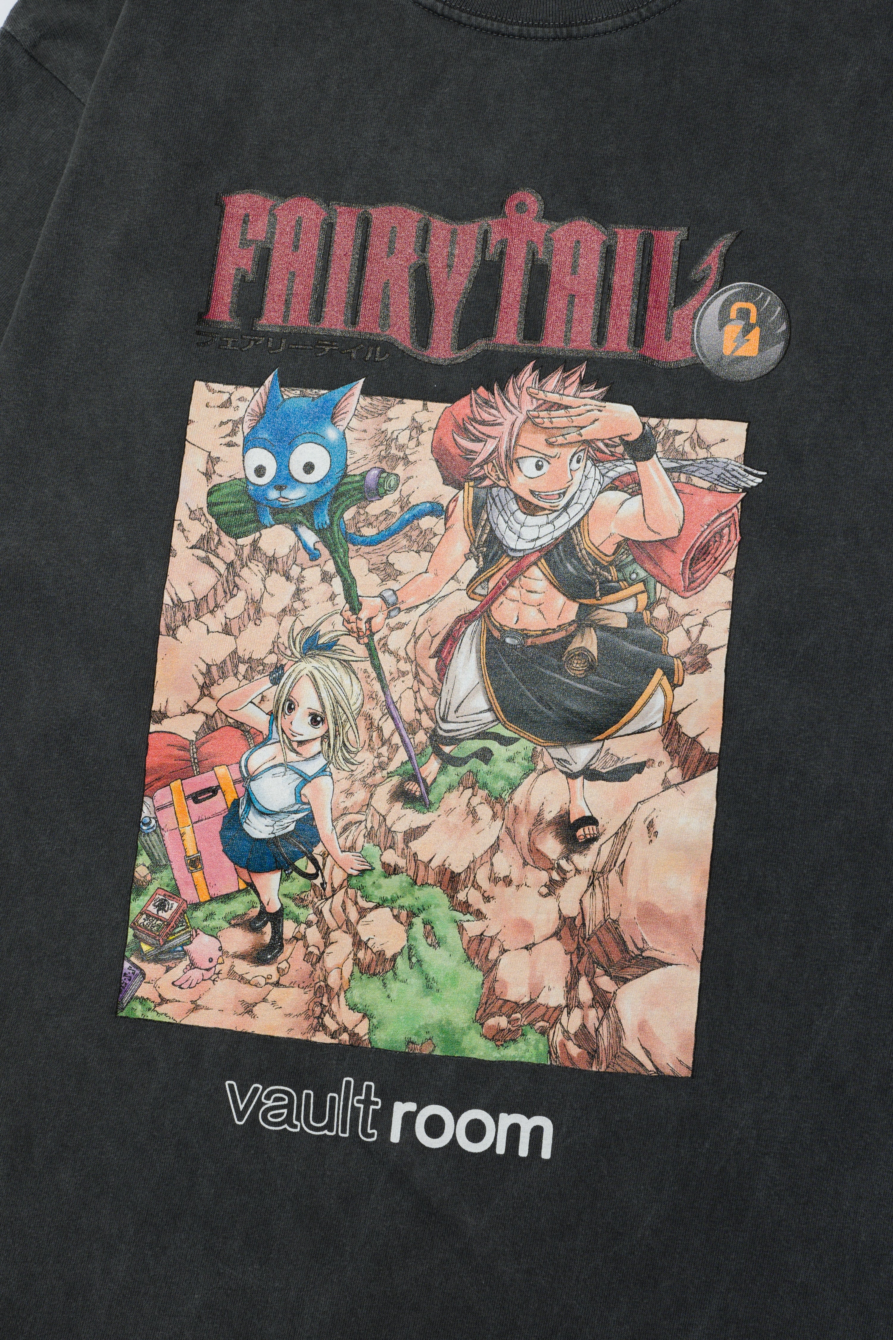 トップス VAULT ROOM FAIRY TAIL TEE / CHARCOAL FAIRY TAIL TEE