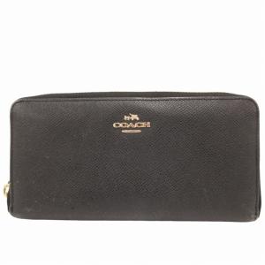 長財布 ウォレット ラウンドファスナー レザー 黒 ブラック（2024/09