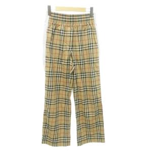 美品【Burberry's】ノバチェック ワイドタックパンツ スラックス90s