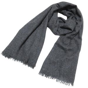 美品 カシミヤ100% ストール マフラー 大判 フリンジ レディース