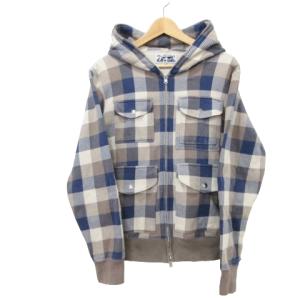 チェック パーカー フルジップパーカー 001ZP9601012 チェック柄 4