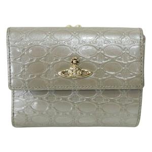 OVAL ORB 二つ折り財布 オーブ金具 グレー（2024/11/28買取