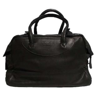 ボストンバッグ レザー ゴールド金具 イングランド製 ブラック（2022