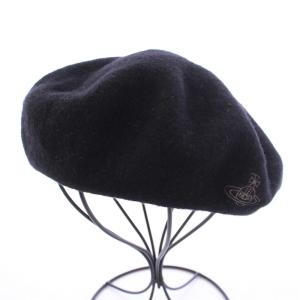 ベレー帽 オーブ刺繍 ブラック（2024/05/17買取） - Vivienne Westwood