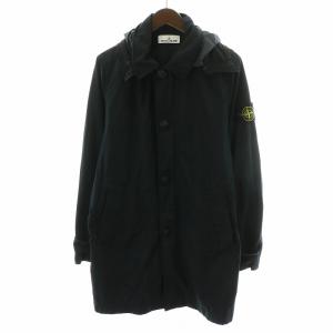 ステンカラーコート ミドル丈 ナイロン S ネイビー 681570422（2024/07