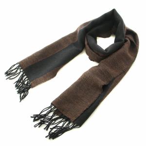 マフラー ストール ズッカ柄 茶 黒（2022/10/12買取） - FENDI