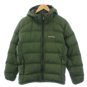 ライトアルパインダウン パーカ ジャケット ジップアップ ロゴ刺繍