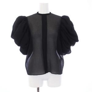 ブラウス シアー バタフライ 1 ブラック（2023/10/26買取） - LUDLOW