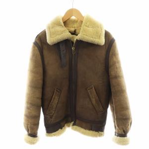 B-3 ムートンジャケット フライトジャケット ジップアップ 42 XL