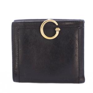 財布 二つ折り レザー ロゴ 黒 ブラック（2024/05/29買取） - GUCCI