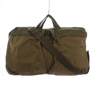 吉田カバン タンカー ドラムバッグ ミニボストン ロゴ カーキ 緑（2023