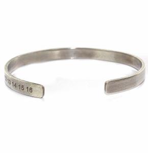 イタリア製 ナンバリング バングル ブレスレット 925 シルバー（2022