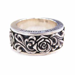 FLOWER POWER 指輪 リング 925 バラ 薔薇 10?11号 シルバー（2023/01