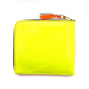SUPER FLUO WALLET 財布 コインケース L字 ミニ財布 蛍光 ピンク 黄色