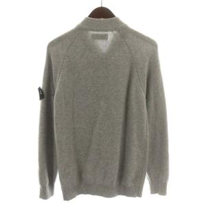 16AW MA-1タイプニット カーディガン カシミヤ混 S グレー 6515570D9