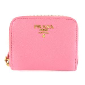 コインケース 小銭入れ 財布 がま口 ロゴ レザー 羊革 ゴールド（2024