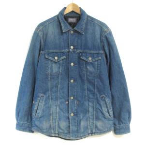 カバーオール デニム ジャケット Gジャン USE加工 中綿 裏地