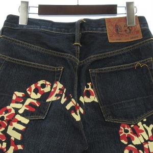 2000 No.3 ビッグカモメ 大黒ペイント デニムパンツ インディゴ 28×34