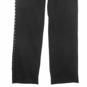 スタッズ パンツ スラックス シャドーストライプ グレー系 M（2024/07