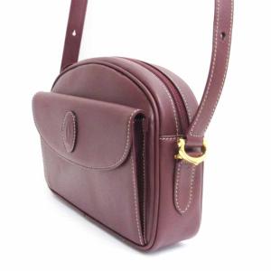 マストライン ショルダーバッグ レザー ボルドー（2024/09/24買取