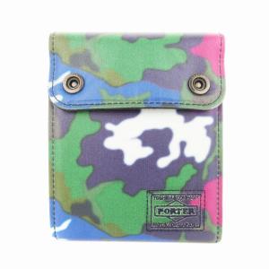 吉田カバン 二つ折り財布 ミニウォレット カモフラ 迷彩柄 総柄