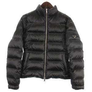 ダウンジャケット 三角プレート ナイロン ブラック 38（2024/11/02買取