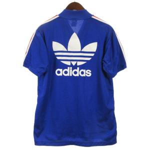 ゲームシャツ デサント 半袖 プリント ブルー L 241202E GY09（2024/12