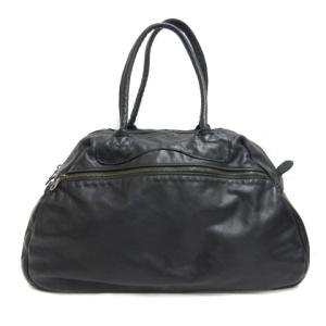 ボストンバッグ 大容量バッグ レザー ブラック（2022/04/11買取