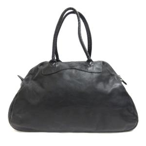 ボストンバッグ 大容量バッグ レザー ブラック（2022/04/11買取