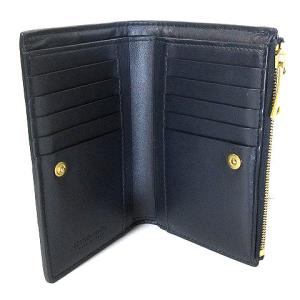 ミディアム カセット 二つ折り ファスナーウォレット 財布 イントレ