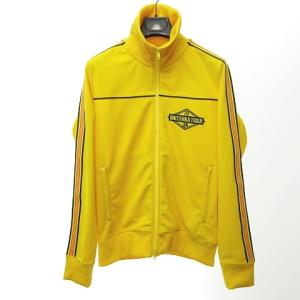 トラックジャケット ジャージ OKJ072 サイドライン ロゴ イエロー 黄