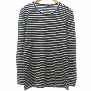 ヴィンテージ加工 バスクシャツ ボーダー カットソー Tシャツ ロンT