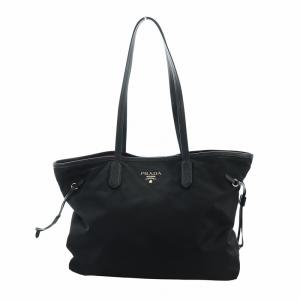 トートバッグ ナイロン ロゴ刺繍 黒 ブラック（2024/10/07買取