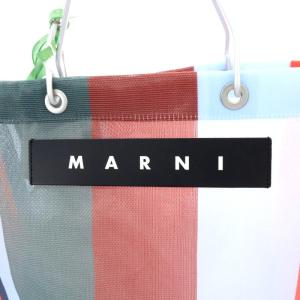 23SS SHMHR08A01 フラワーカフェ トートバッグ ストライプ マルチ