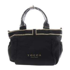 トートバッグ ショルダーバッグ 2way ナイロン リボン 紺 ネイビー 鞄