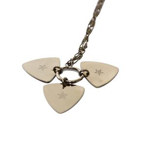 ピックネックレス ペンダント ロゴ シルバーカラー（2025/02/02買取