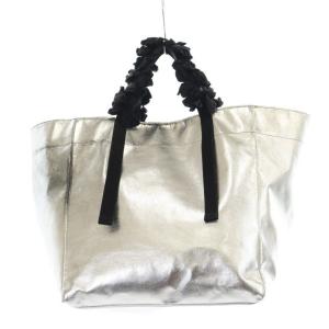 スカラップ トートバッグ ハンドバッグ レザー ブラック（2024/05/05