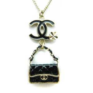 06P マドモアゼル ココマーク ネックレス チェーンタイ ハートモチーフ