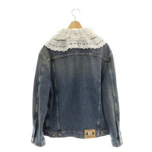 MIU MIU デニムジャケット レース襟 MIU MIU デニムジャケット レース
