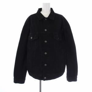 UPSIDE DOWN デニムジャケット 34 ブラック（2024/01/20買取