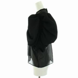 ブラウス シアー バタフライ 1 ブラック（2023/10/26買取） - LUDLOW