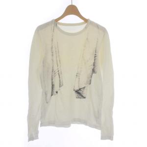 07SS ここのえ トロンプルイユ 転写プリント Tシャツ ロンT カットソー