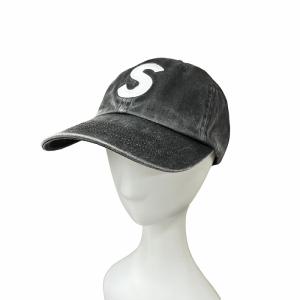 S LOGO CAP ダメージ加工 キャップ ダークグレー ブラック（2024/10/24