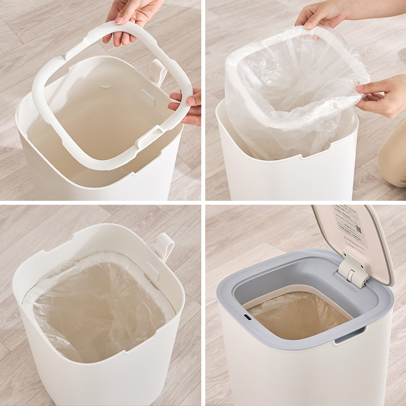 ゴミ箱 8L モランディ EKO スマート プラスチックセンサービン 自動
