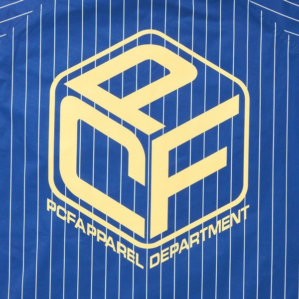 STRIPED TRACK JACKET | P.C.F APPAREL DEPARTMENT | VERTICAL GARAGE