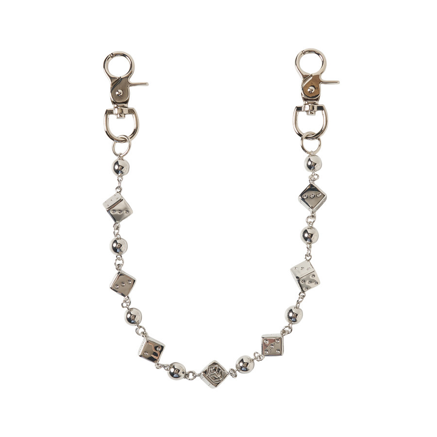 Dice × Flower ウォレットチェーン】 重厚で存在感QBSZSZ17 Dice