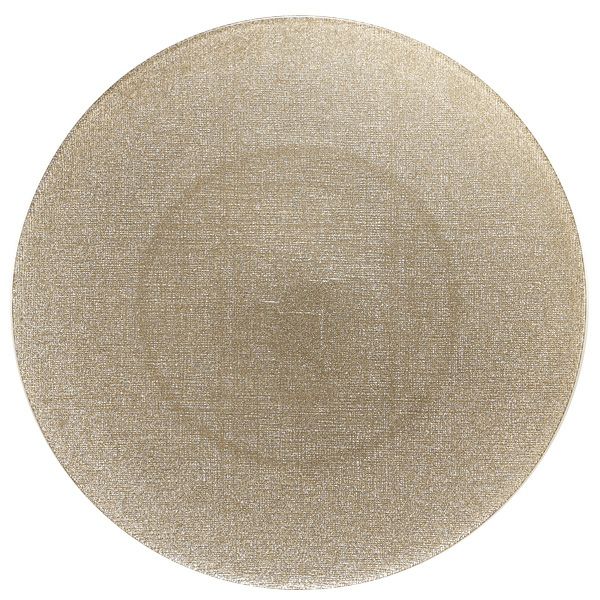 グリッター プレート 35cm ジンジャー | Vetro Felice - 幸せのガラス