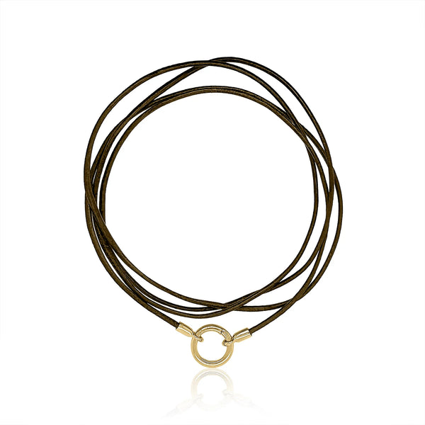 LEATHER CORD - BROWN - Vincents Fine Jewelry